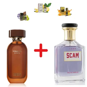 Γαλλική Λεωφόρος Tobacco D'Feu + Estiara Scam + 3 μίνι αρωματικά έλαια